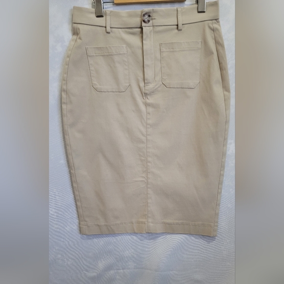 Meg & Margot Light Tan Skirt - Picture 1 of 7